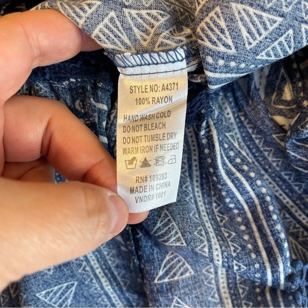 NWT Ocean Drive Surfer Beach Summer Vacation Swim Tribal Print Mini Dress Small - Picture 9 of 11